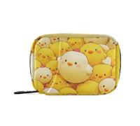 Amooorous Carino cartone animato pollo sacchetti di farmaci con scomparti staccabili riutilizzabili pillola casi organizzatori per borsa