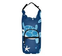 Amooorous Carino cartone animato tartaruga blu fionda con portabottiglie d'acqua funzionale portabottiglie per passeggiate bottiglia d'acqua borsa per il trasporto per escursioni, adatta per bottiglie