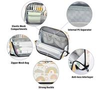 Amooorous Carino Cartoon Arcobaleni Astuccio Grande Capacità Upright Storage Bag Robusta Moneta per Infermiere Asilo Lapicera para ninos