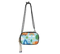Amooorous Carino Cartoon Colorful Truck Side Purse Crossbody Mens Comfort con tracolla regolabile Sopra la borsa a tracolla Fai una passeggiata bolsos pequenos para mujer
