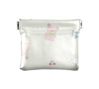 Amooorous Carino Orso Pesca Dessert Shop Donna In Pelle Moneta Cambia Borsa Impermeabile Mini Portafoglio Della Borsa per le Donne, Carino Peach Bear negozio di dessert, 1 size