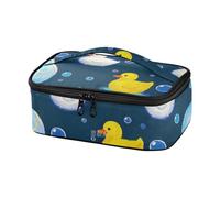 Amooorous Cartone animato carino giallo anatra termica Cooler Bag (longword) Lunch Box per impermeabile lunchera para mantener Los alimentos calientes sin electricidad
