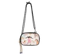Amooorous Cartone animato Carino Marrone Cavallo Mini Crossbody Bag Donne Trendy con Slot per Carte di Credito Borse a Tracolla Piccole Prendere una passeggiata bolsos pequenos para mujer