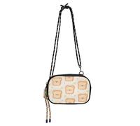 Amooorous Cartone animato e carino marrone Toast Dog Womens Borse a tracolla per le donne pratico con tracolla regolabile sopra la borsa a tracolla data carteras elegantes para mujer