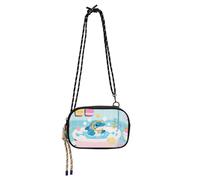 Amooorous Cartoon Carino Dolphin Bagno Blu Delle Donne Borse Crossbody Mens Bellezza con Slot per Carta di Credito Borse a Spalla Delle Donne Go shopping cartera para mujer