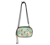 Amooorous Cartoon Carino Scimmia Gioca Palla Laterale Borsa Crossbody per Mens Comfort con Slot per Carte di Credito Sacchetto Del Telefono Cellulare Data bolsos negros para mujeres