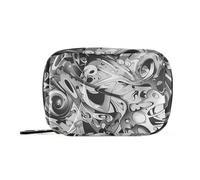 Amooorous Cartoon Cool Silver Street Graffiti borsa della medicina di viaggio con scomparti staccabili organizzatore portatile caso di viaggio per la borsa