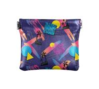 Amooorous Coconut Grove - Portamonete da donna con motivo astratto, in pelle PU, comodo portamonete con chiusura, per donne, ragazzi e ragazze, Modello astratto del boschetto di cocco, 1 size