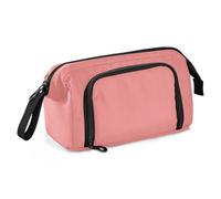Amooorous Corallo Chiaro Tinta Unita Pura Pianura Matita Sacchettini Grande Capacità Borsa Portatile per Le Donne Scuola Must Haves