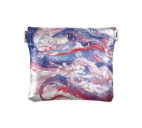 Amooorous Dragon Fire 4 luglio Giorno dell'Indipendenza delle donne in pelle portamonete sacchetti unico mini borsa trucco per uomo donna viaggio, dragon fire 4 luglio Giorno dell'Indipendenza, 1 size