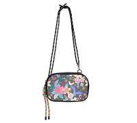 Amooorous Estate Multicolore Floreale Piccola Nero Crossbody Borsa per gli Uomini Comfort con Cinghia Regolabile Piccole Borse Go shopping carteras para mujer elegantes