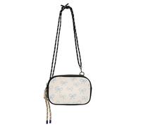 Amooorous Falso Glitter Paillettes Bow Beige Womens Borse Crossbody per le donne Trendy con slot per carte di credito Borse a tracolla da donna Data bolsos de hombro para mujer