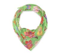 Amooorous Fiori colorati e farfalle sciarpa quadrata di seta testa hijab sciarpa di seta calda per le donne capelli per il collo bufandas para mujer elegantes