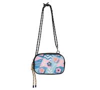 Amooorous Fiori rosa e blu carino borse a tracolla per gli uomini impermeabile con tracolla regolabile sopra la borsa a tracolla andare shopping bolsos economicos para dama