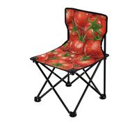 Amooorous Fresh Tomatoes - Sedia da campeggio compatta per ragazzi, ultra leggera, portatile, per attendere, in linea, borsa per il trasporto inclusa, per pesca sportiva