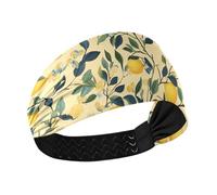 Amooorous Giallo Limone no slip esercizio fasce per le donne Elastiche fasce per la testa per le donne per Calcio Corsa Palestra vinchas para el cabello de mujer