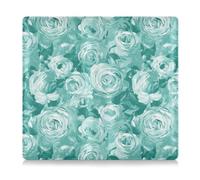 Amooorous Green Roses for Valentine - Custodia a portafoglio in pelle sintetica per auto con registrazione automatica e porta carte d'identità, per patente di guida, carte e documenti essenziali, Rose