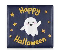 Amooorous Happy Halloween Cartoon Carino Bianco Unico In Pelle Toursuit Auto Registrazione e assicurazione titolare della carta di Assicurazione Scatola Guanti Organizzare per Documento Essenziale,