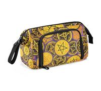 Amooorous Happy Halloween Magic Badge Astuccio portamatite di grande capacità sottile con slot per adulti cosmetici