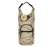 Amooorous Horror Mummy Zombie All Saints' Day Happy Halloween Portabottiglie salvaspazio per passeggiate escursionismo attrezzi bottiglie d'acqua zaino, adatto per bottiglie da 570 g, 680 g, 907 g,