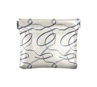 Amooorous Kaki Designer Semplice StripeWomen Portamonete in Pelle Fancy Jewelry Organizer per Donna Ragazza, Kaki Designer Semplice Striscia, 1 size