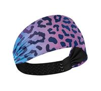 Amooorous Leopard Print Pattern no slip womens fasce Elastico testa per Ciclismo Yoga Calcio vendas para el pelo mujer