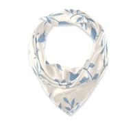 Amooorous Moda Chinaberry Dusty Blue Square seta testa di capelli sciarpa foulard moda seta capelli sciarpa per dormire per natale sciarpa bufandas para mujer para frio