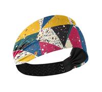 Amooorous Modello geometrico Illustrazione vettoriale Raffreddamento palestra fascia Elastico testa per le donne per make up In esecuzione Uso quotidiano vendas para el pelo mujer