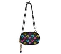 Amooorous Neon Cololove rossi Piccola Borsa a tracolla per le donne Pratica con Tracolla Regolabile Mini Borsa a Tracolla Data bolsa de mano para mujer elegante
