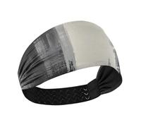 Amooorous Nero Bianco Grigio Inchiostro Art Painting Raffreddamento Allenamento Fasce elastiche per il sudore per basket Ciclismo Pallavolo diademi para ni?as