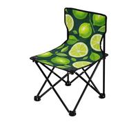 Amooorous Pittura a olio con limone verde sedia da campeggio ultraleggera sedia da trekking ultra leggera include borsa per il trasporto per viaggiare prato