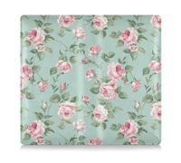 Amooorous Porta carte di credito e assicurazione per auto, in pelle PU, vintage, rosa, per carte, documenti essenziali, patente di guida, Rosa Vintage Rose, 1 size