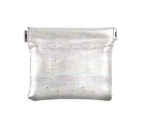 Amooorous Portafogli portamonete da donna in pelle colorata con meteora su sfondo pesca, per donne e ragazze, Meteora colorata su sfondo Peach, 1 size