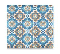 Amooorous Portafoglio piatto con motivo geometrico alla moda in pelle PU per auto e carta di assicurazione per carte, documenti essenziali, patente di guida veicolo documenti