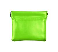 Amooorous Portamonete da donna in pelle Chartreuse verde prato tinta unita tinta unita portamonete unico borsa cosmetica per ragazze donne signore, verde prato chartreuse Tinta unita Pure Plain, 1