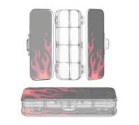 Amooorous Progettato Clear Pencil Box Fluente Fuoco Giraffa Rosso