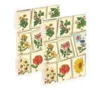 Amooorous Quaderno a righe formato A5 con carte dei tarocchi colorate, 21,1 x 14,5 cm, rilegatura a spirale, 60 fogli per diario e lista delle cose da fare, confezione da 2