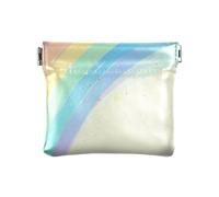 Amooorous Rainbow Bridge, piccola borsa in pelle da donna, piccola borsa per il trucco, per donne e ragazze, Ponte arcobaleno, 1 size
