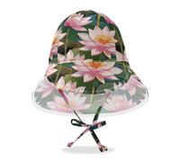 Amooorous Rosa Oro Pittura A Olio Sentimento Fiore Bambino Cappello Da Sole Bambino Ragazzi Secchio Cappelli Ragazza UPF 50 Regolabile Viaggio Essentials