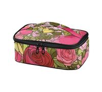 Amooorous San Valentino Floreali Rosso Piccole Borse Pranzo per le Donne (longword) Lunch Box Donne per Portatile loncheras de Mujer para Trabajo