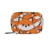 Amooorous Simpatico cartone animato Fox medicina organizzatore borsa con scomparti staccabili portatile viaggio pillola caso per borsa