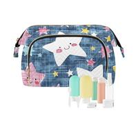 Amooorous Star Of Good Dreams, borsa da toilette con cerniera, organizer per trucchi e trucchi da viaggio, Stella dei bei sogni, 1 size