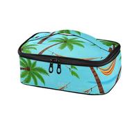 Amooorous Summer Blue Coconut Tree Hammock Womens Lunch Bag (longword) Lunch Box per ragazze per la scuola lonchera peque?a para Mujer