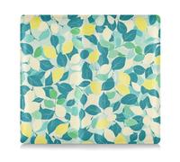 Amooorous Summer Fresh Yellow Lemon Leather Car Registration & Insurance Card Holder Vehicle Glove Box per documenti, carte, patente