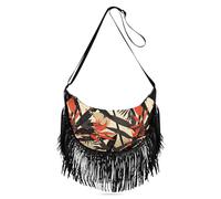 Amooorous Tartaruga Shell Jungle Red and Black_4 Borse a tracolla medie da donna tracolla regolabile borse a tracolla da donna di medie dimensioni borsa a tracolla da donna di medie dimensioni con