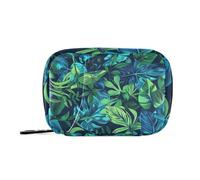 Amooorous Toledo Blu e Borneo Verde Doppio Colore Borse con Scomparti Staccabili Portatile Pillola Organizer mensile per borsa