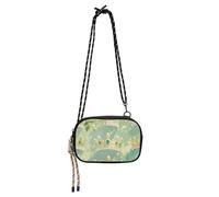 Amooorous Verde Gemma Corona Delle Donne Borse Crossbody per le Donne Impermeabile con Slot per Carte di Credito Borse A Tracolla Delle Donne Avere un pasto bolsa de mano para mujer