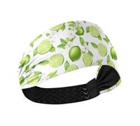 Amooorous Verde Limone no slip allenamento fasce Elastico capelli per Ciclismo lavaggio viso Uso quotidiano vendas para el pelo mujer