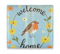 Amooorous Welcome Home Cute Cartoon Bird Pu Leather Toursuit auto immatricolazione e assicurazione titolare della carta Prefetto Car Essentials Portafoglio per documenti, carte, patente