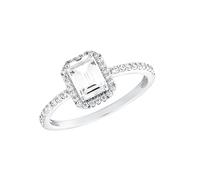 Amor Anello da donna in argento Sterling 925, con zirconi sintetici, argento, in confezione regalo, 2035584, Argento 925 rodiato, Zirconi sintetici.